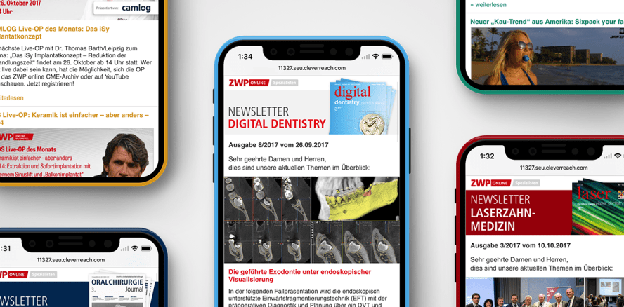 Fachlich up to date: Spezialisten-Newsletter Digital Dentistry