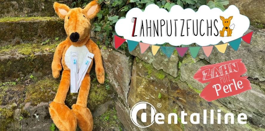 dentalline unterstützt Zahnputzfuchs e.V. mit Sachspende