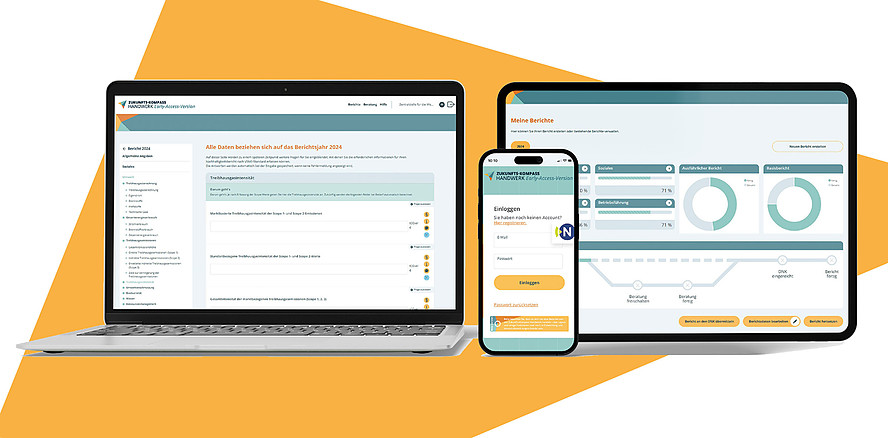 Zukunfts-Kompass Handwerk: ­Nachhaltigkeitsbe­richterstattung leicht gemacht