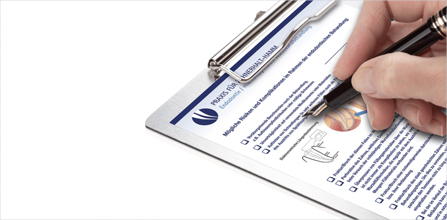 Patienteninformation im Rahmen der endodontischen Behandlung