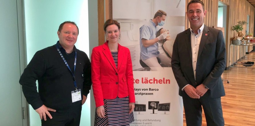 barco Pressekonferenz: Gute Bilder, gute Behandlung