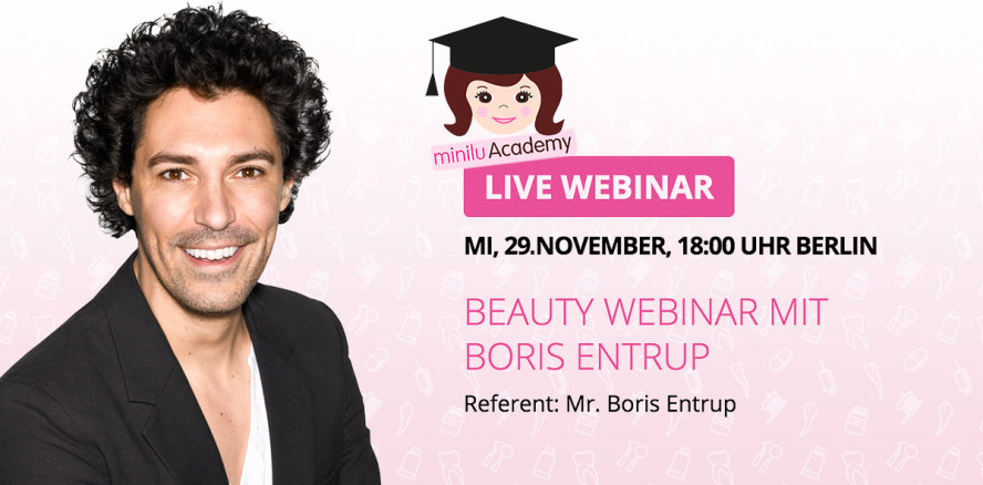 Perfektes Praxis-Make-up: Boris Entrup gibt online Beauty-Tipps