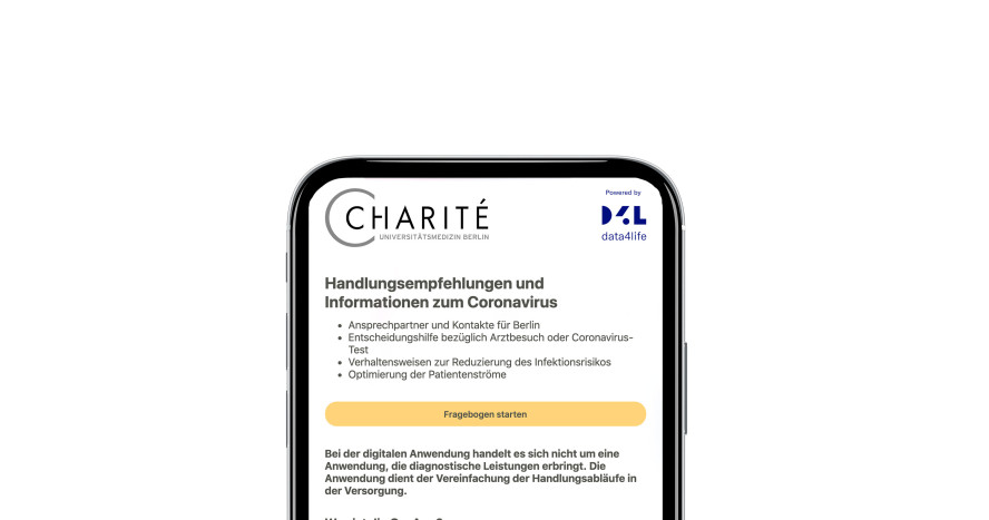 Coronavirus: Charité Berlin startet Corona-App (CovApp)