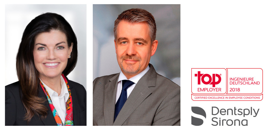 Dentsply Sirona erneut „Top Employer Deutschland 2018 Ingenieure“