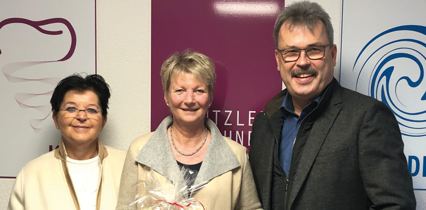 40-jähriges Mitarbeiterjubiläum bei Kentzler-Kaschner Dental