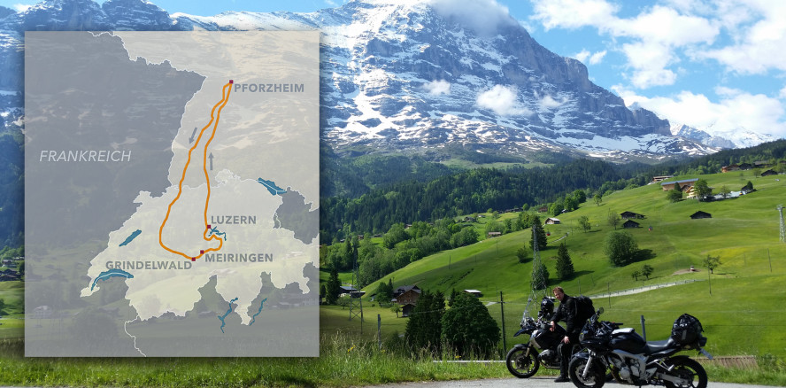 Motorradkurztrip: Einmal Schweiz und zurück