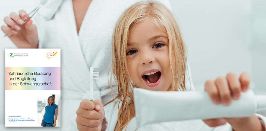 Faltblatt für Schwangere – Gesunde Kinderzähne von Anfang an
