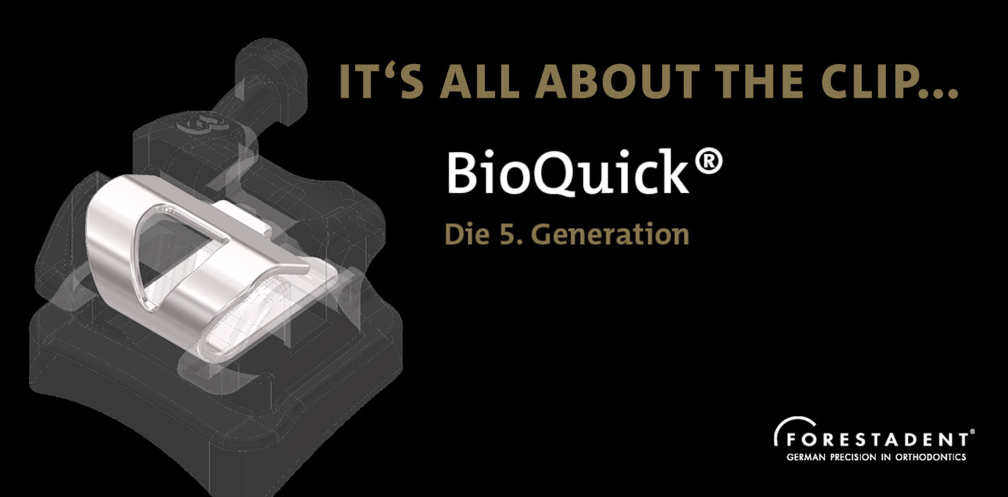 FORESTADENT stellt die 5. Gene­ration des BioQuick® Brackets vor