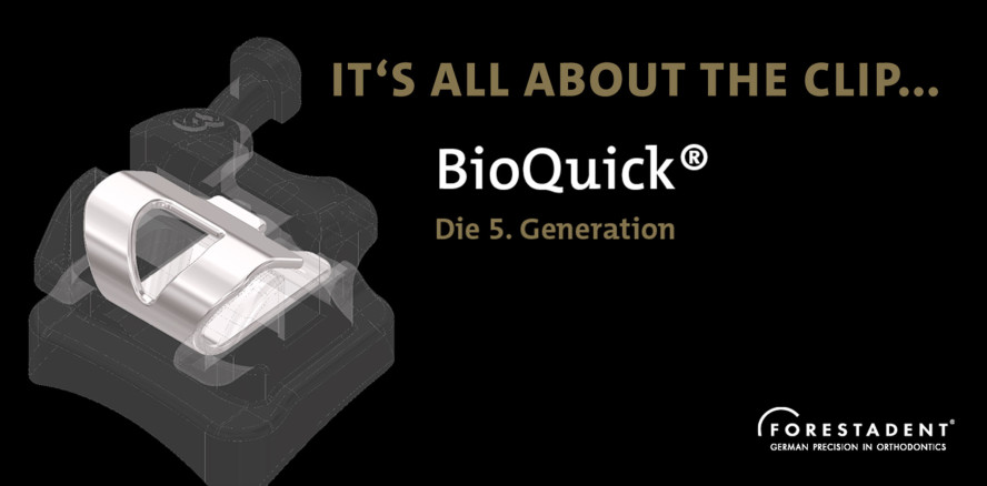 FORESTADENT stellt die 5. Gene&shy;ration des BioQuick® Brackets vor