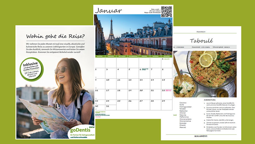 Kalender und Familienplaner für KFO-Patienten