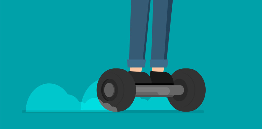 Fahrlässig: Zahnarzt zieht Zahn auf Hoverboard