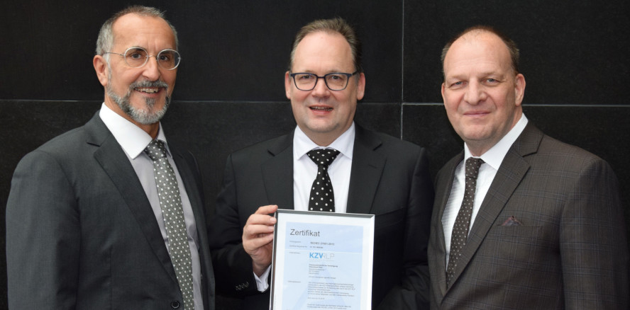 Datensicherheit: KZV Rheinland-Pfalz erhält TÜV-Prüfsiegel