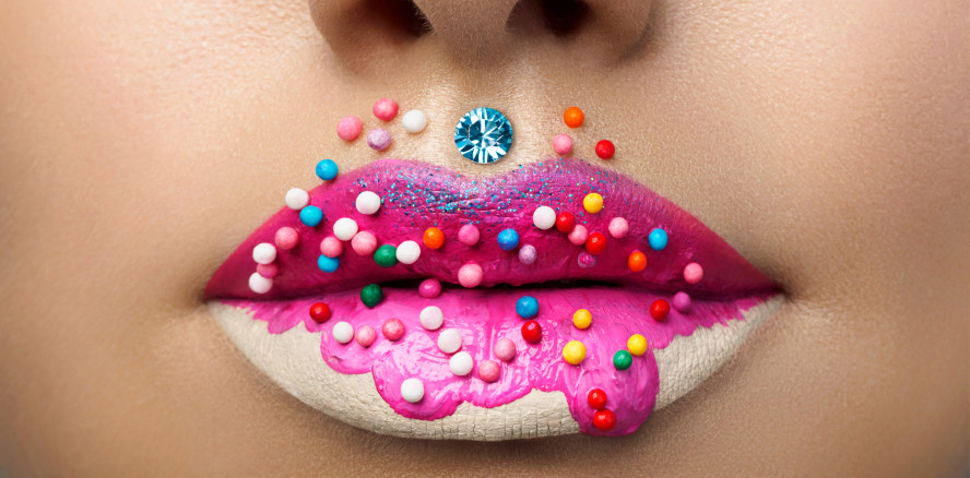 Kunstwerk Mund: Die Lippen als Blickfang