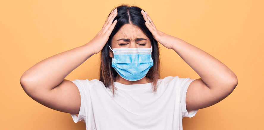 Auswirkung von Masken und Desinfektionsmitteln auf Migräne