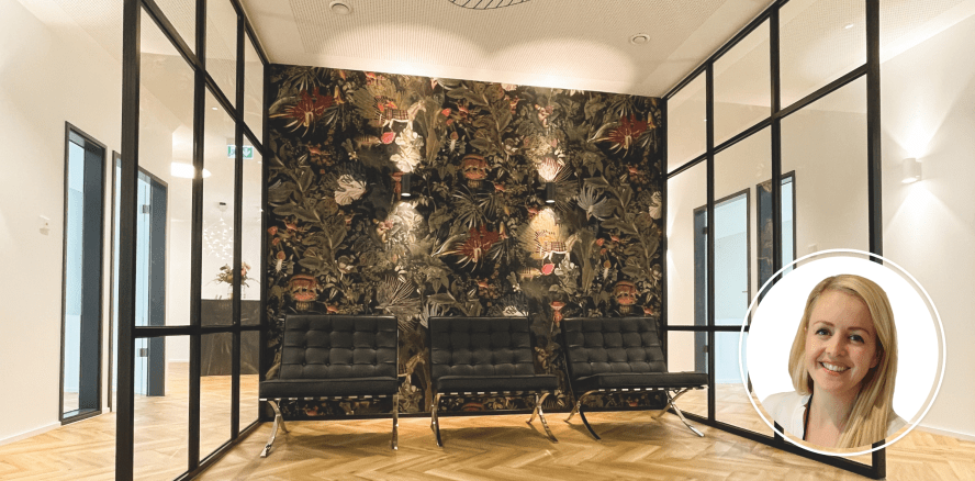 Neugründung mit Motivtapete als Eyecatcher