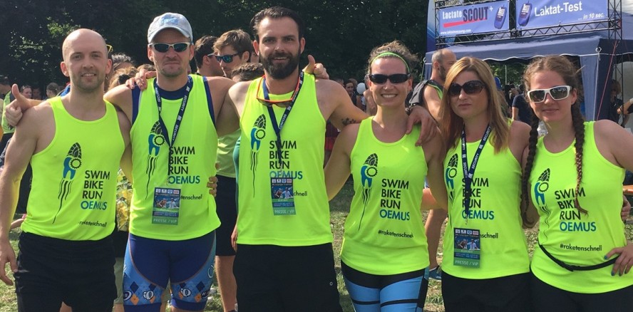 OEMUS MEDIA AG startet erfolgreich beim LVB-Triathlon