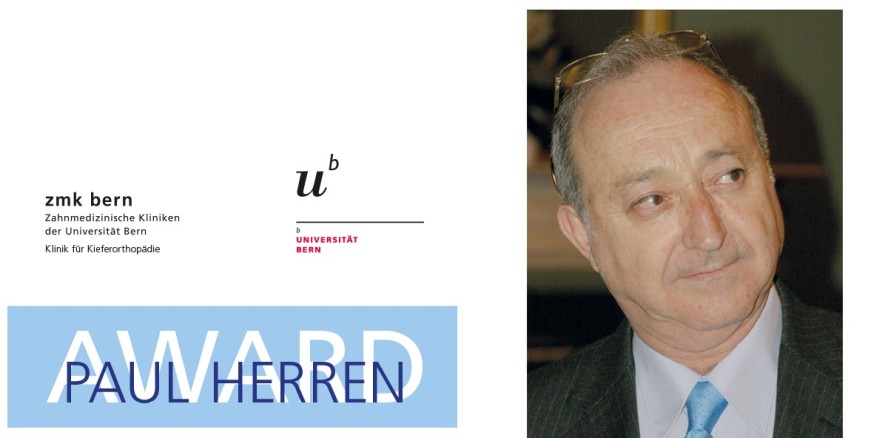 Prof. Dr. Adrian Becker mit Paul Herren Award 2017 ausgezeichnet