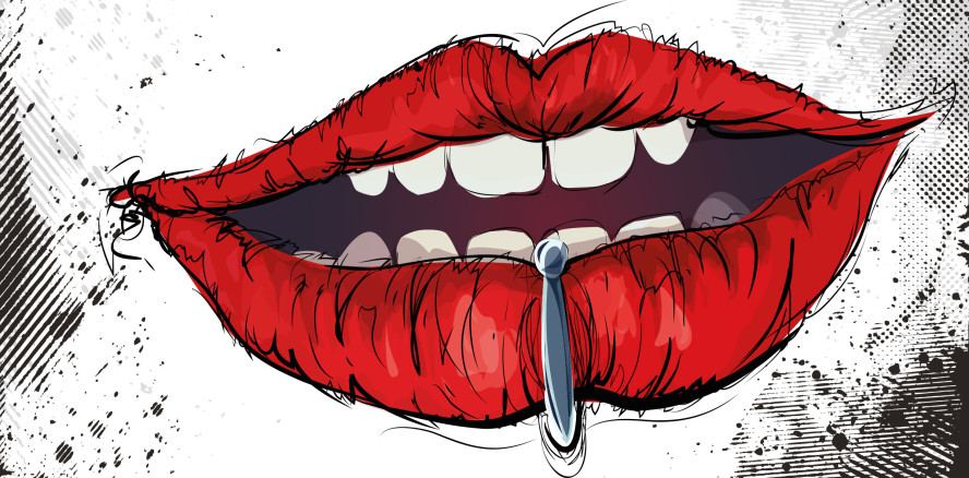 Körperschmuck, Piercings und Ähnliches in einer Zahnarztpraxis