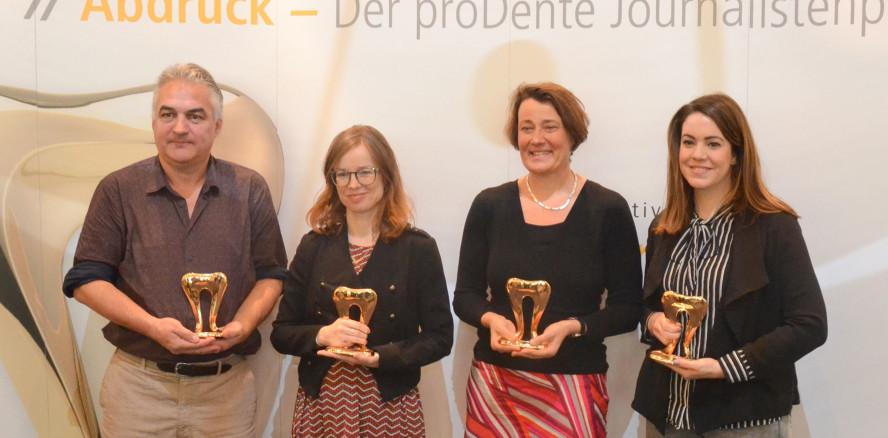 proDente verleiht Journalistenpreis „Abdruck“ auf der IDS 2019