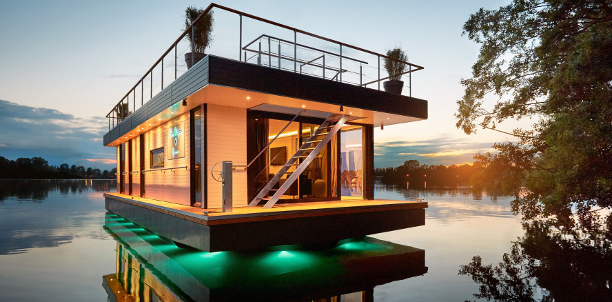 Das Rev House – die schwimmende Luxus-Immobilie