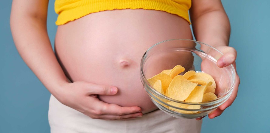 Vorliebe für salziges Essen durch fettreiche Ernährung der Mutter