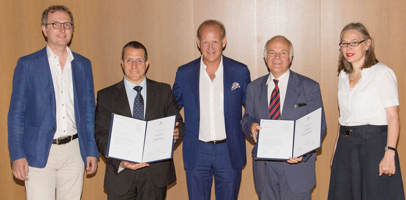 Ehrentitel der MedUni Wien an Prof. Sculean und Prof. Redl