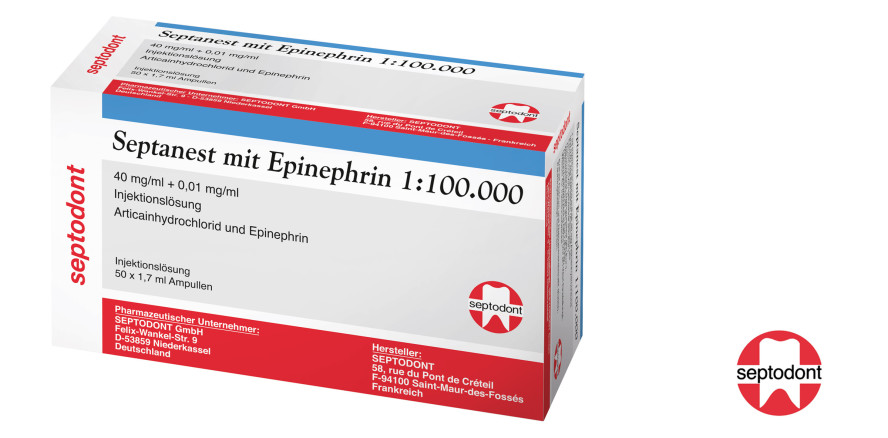 Septodont: Septanest mit neuer Produktbezeichnung