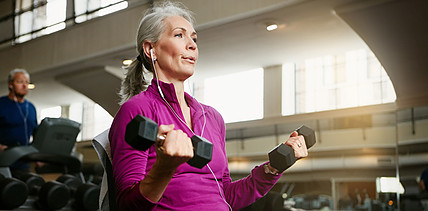 Starke Muskeln lassen Frauen länger leben