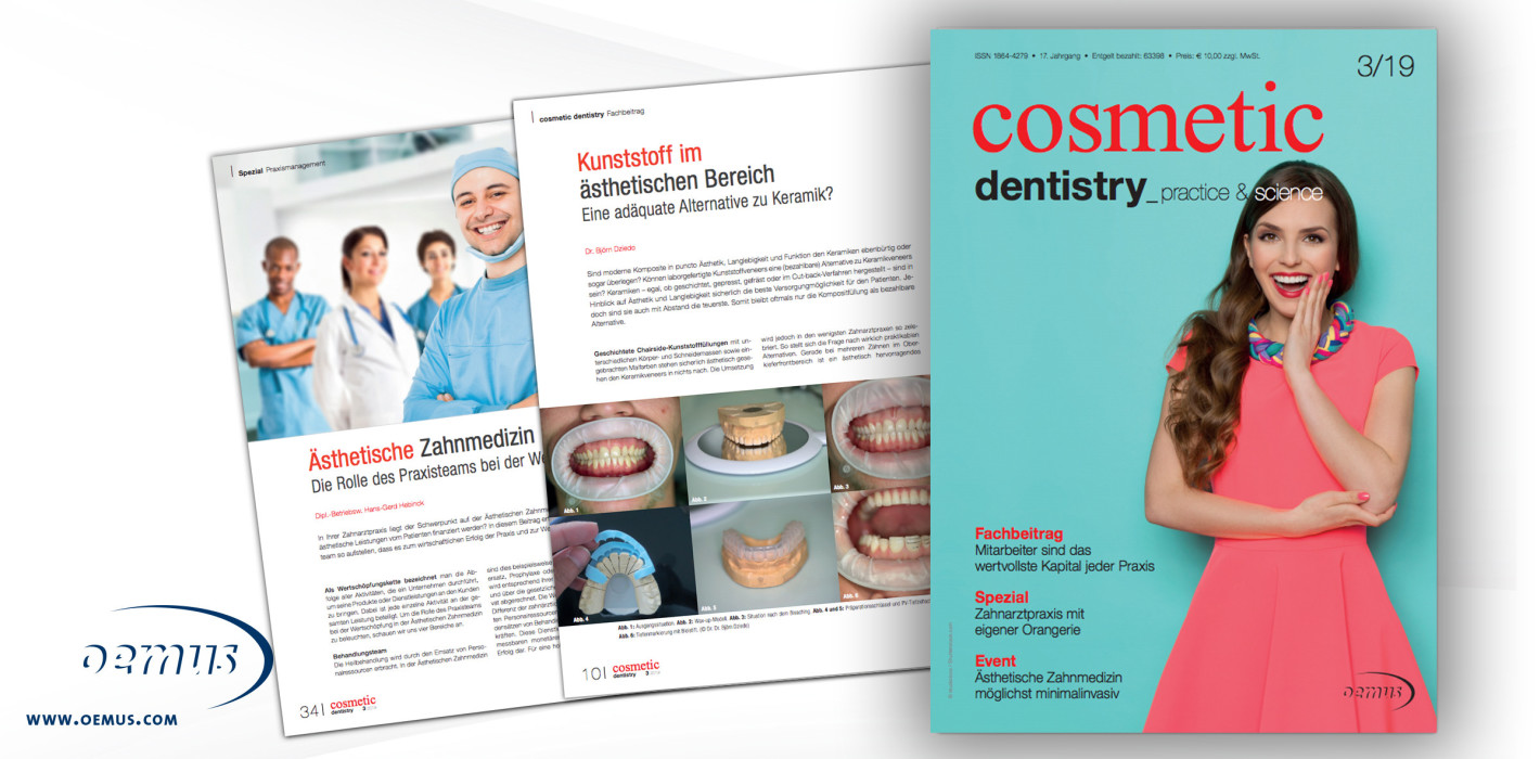 Aktuelle cosmetic dentistry online lesen: Ästhetik und Praxisteam