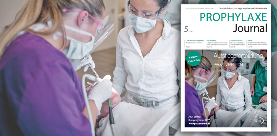 Von Biofilm- bis Hygienemanagement – aktuelles Prophylaxe Journal online
