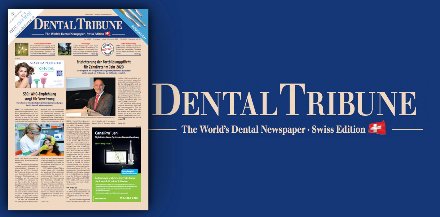 Aktuelle Dental Tribune Schweiz: Prophylaxe im Fokus