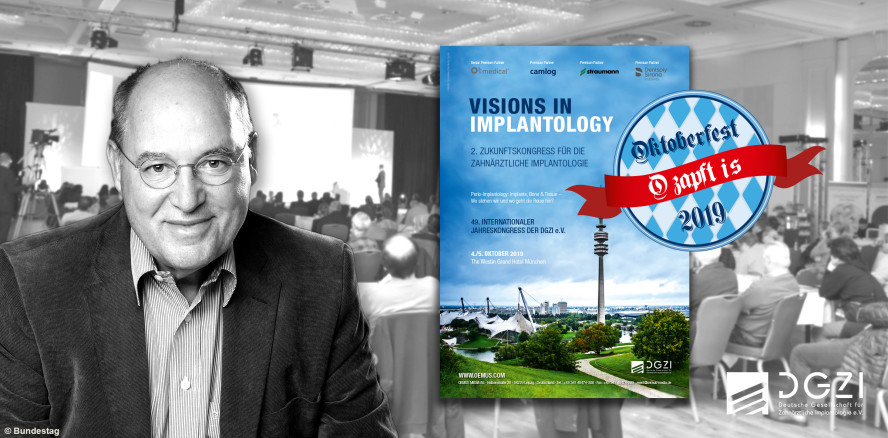 Gregor Gysi (MdB) hält Vortrag beim 2. Zukunftskongress der DGZI