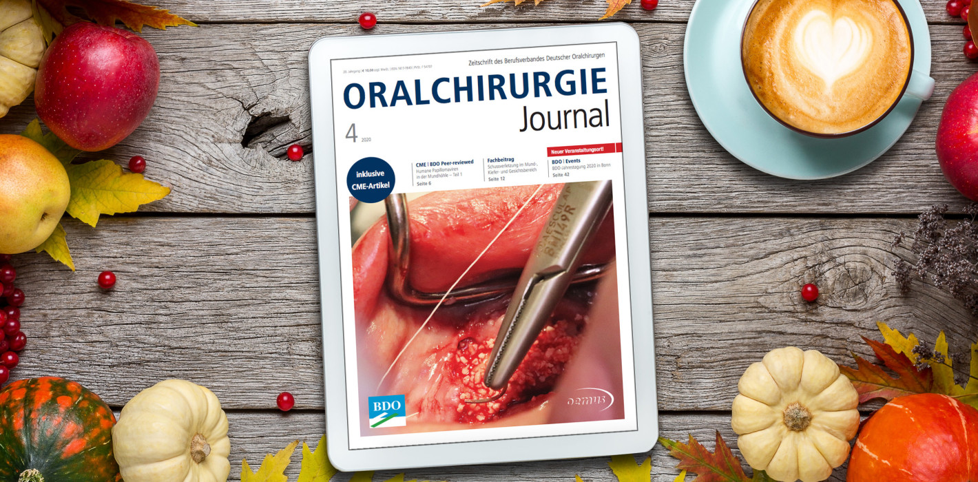 Herbstausgabe online: Bunter Themenmix im Oralchirurgie Journal
