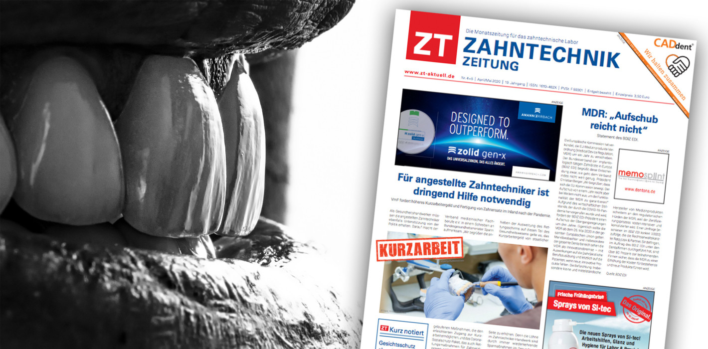 Aktuelle Ausgabe der ZT Zahntechnik Zeitung als ePaper lesen