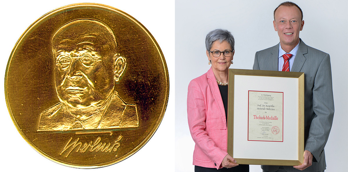 Prof. Dr. Roswitha Heinrich-Weltzien mit Tholuck-Medaille geehrt