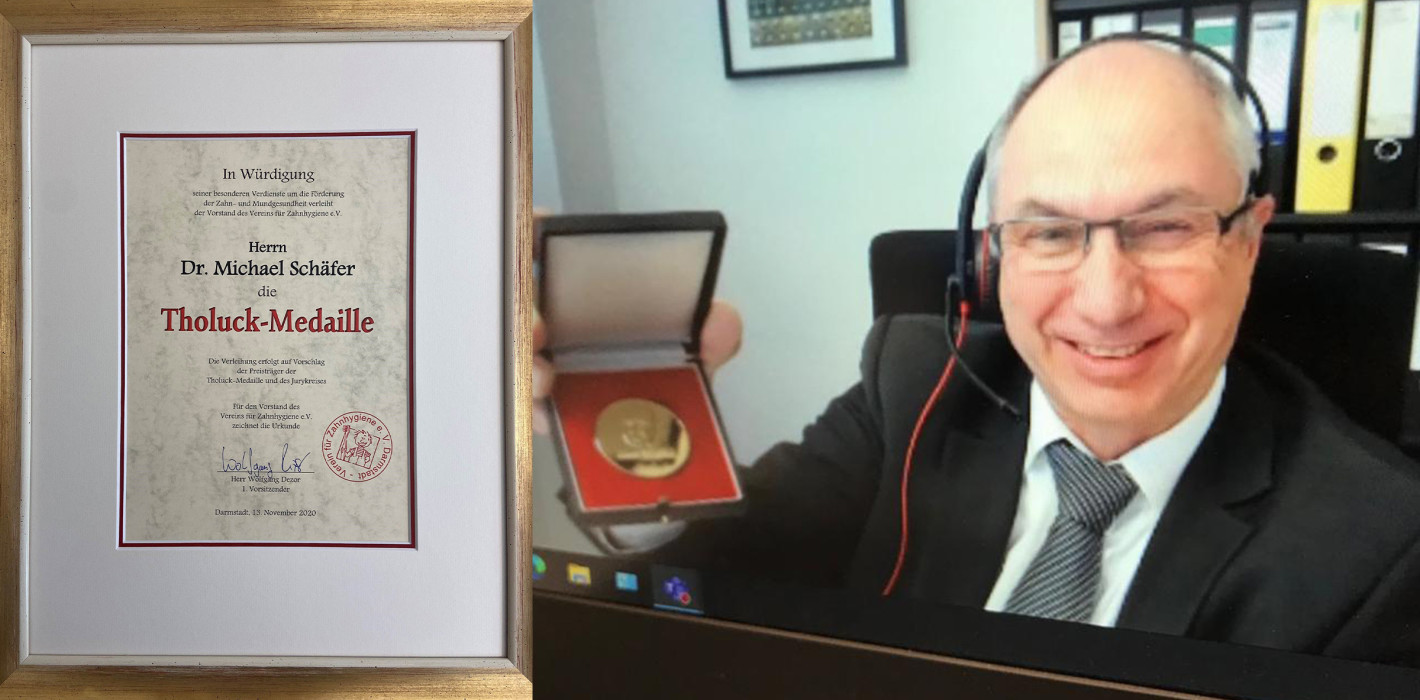 Dr. Michael Schäfer MPH mit der Tholuck-Medaille ausgezeichnet