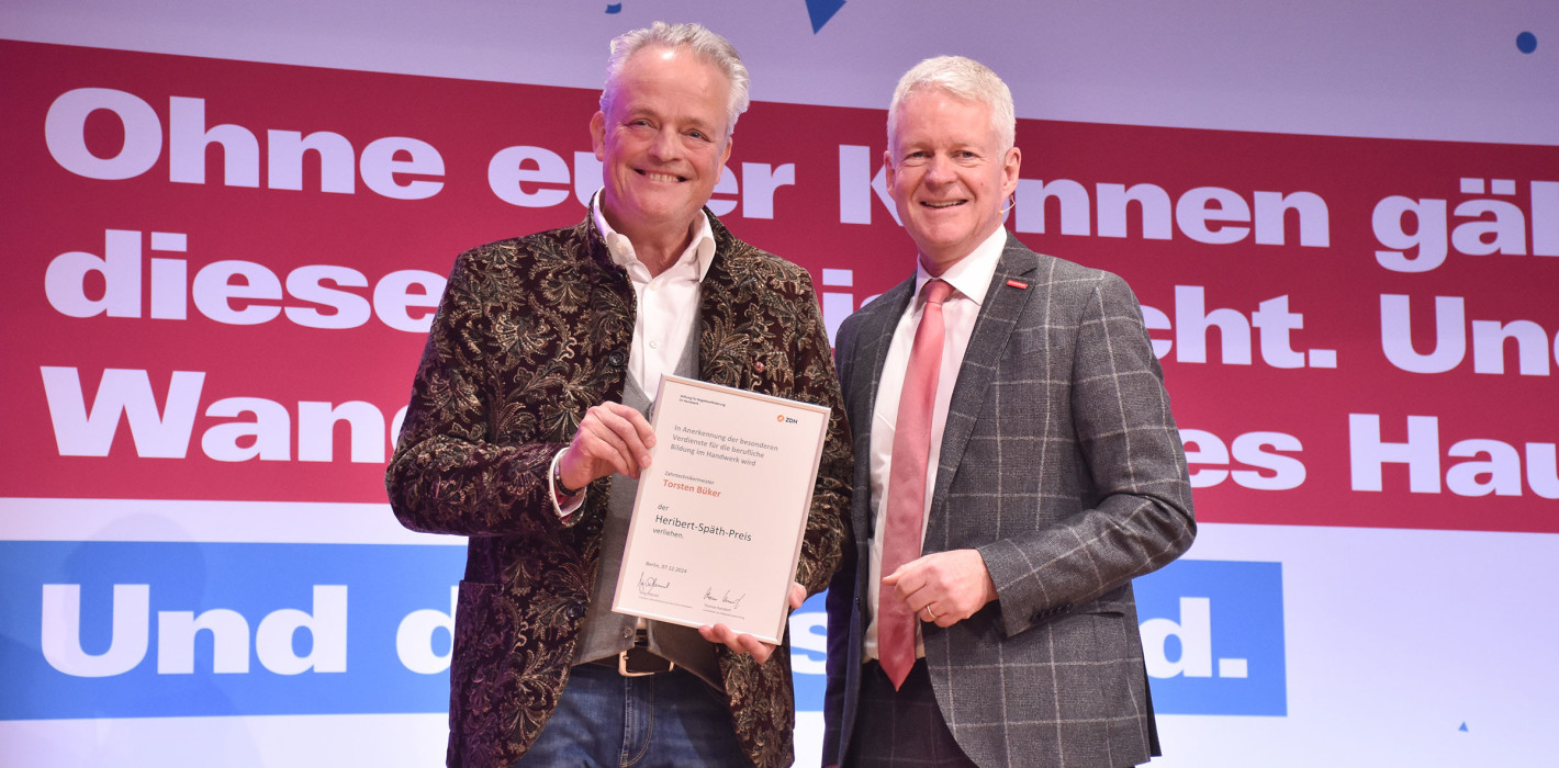 ZTM Torsten Büker ist „Bester Ausbilder im Handwerk“ 2024