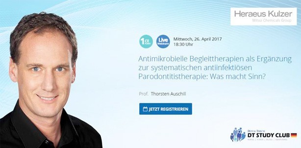 Webinar thematisiert antimikrobielle Begleittherapien bei Parodontitis