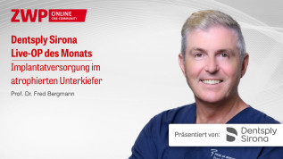 Dentsply Sirona Live-OP zur Implantatversorgung im atrophierten Unterkiefer