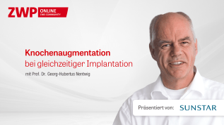 Knochenaugmentation bei gleichzeitiger Implantation