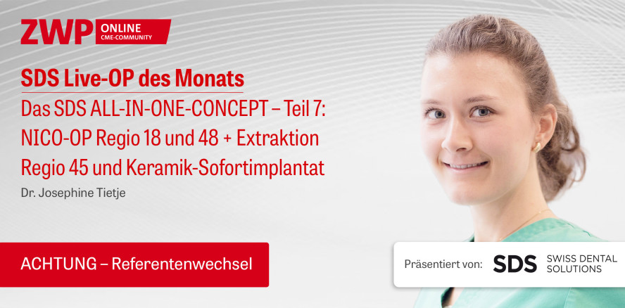 Heute Live-OP: Das SDS ALL-IN-ONE-CONCEPT – Teil 7