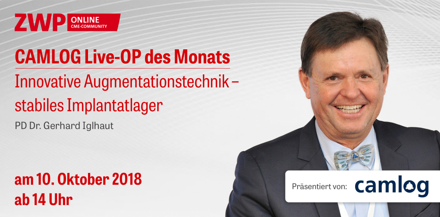 Heute einschalten: CAMLOG Live-OP ab 14 Uhr