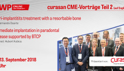 curasan CME-Vorträge zu „Bone Regeneration – Teil 2“ jetzt online