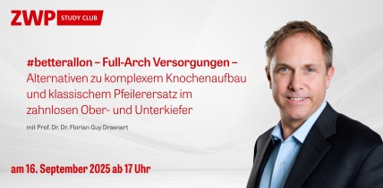 Webinar mit Prof. Draenert zu Full-Arch Versorgungen im September