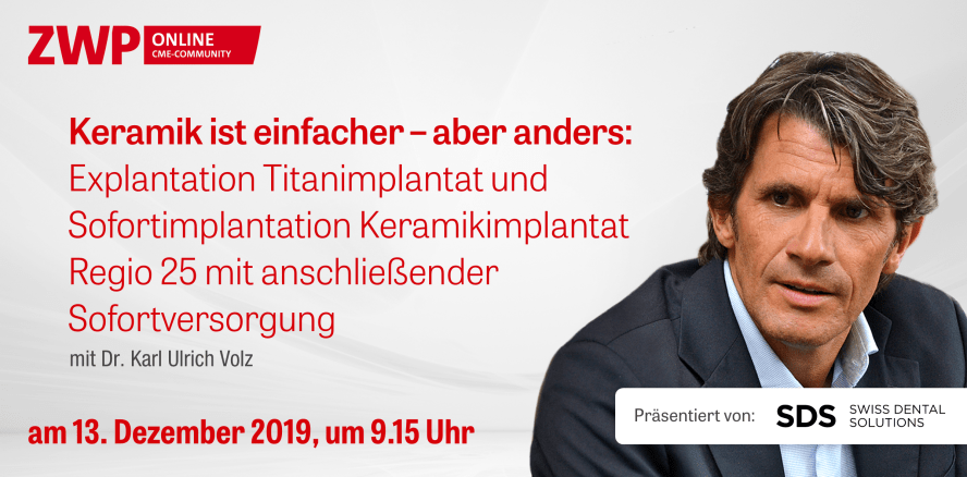 Heute ab 9.15 Uhr: Live-OP „Keramik ist einfacher – aber anders“