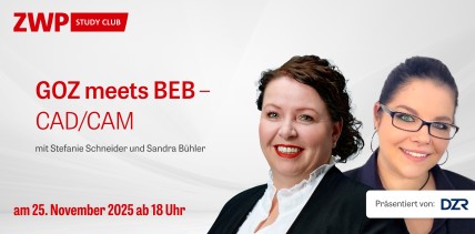 DZR-Webinar im November: GOZ meets BEB – CAD/CAM