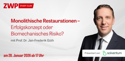 Solventum-Webinar mit Prof. Güth fokussiert monolithische Restaurationen