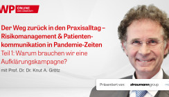 Neues Web-Tutorial mit Prof. Grötz „Der Weg zurück in den Praxisalltag“