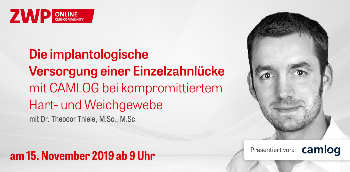 Heute ab 9 Uhr: CAMLOG Live-OP mit Dr. Theodor Thiele