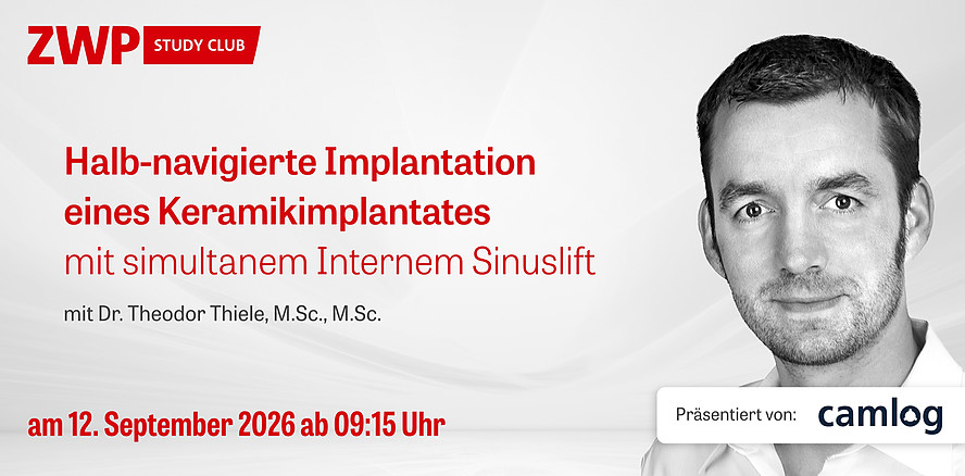 Live-OP mit Dr. Thiele zu halb-navigierter Implantation eines Keramikimplantates